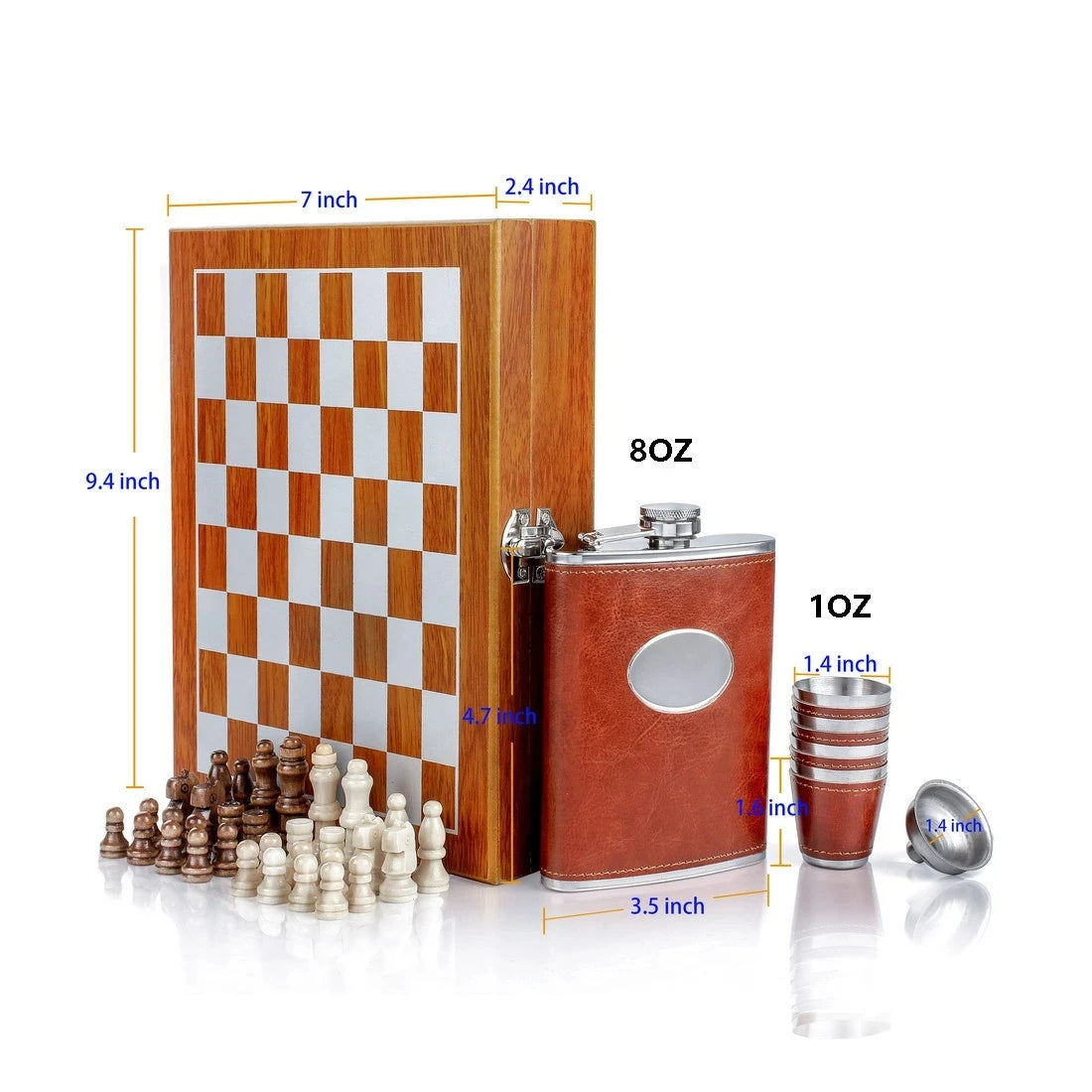 Decantergame™ Set De Licorera Y Ajedrez