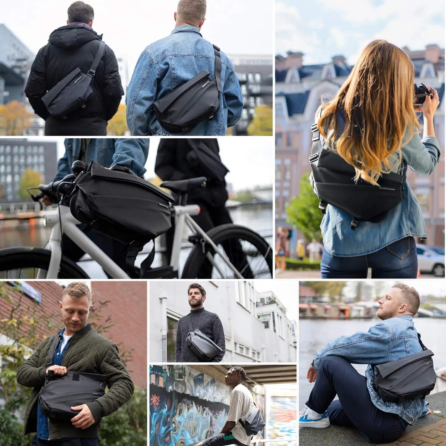 🎒 UrbanX Sling Bag – Estilo, comodidad y seguridad en un solo accesorio