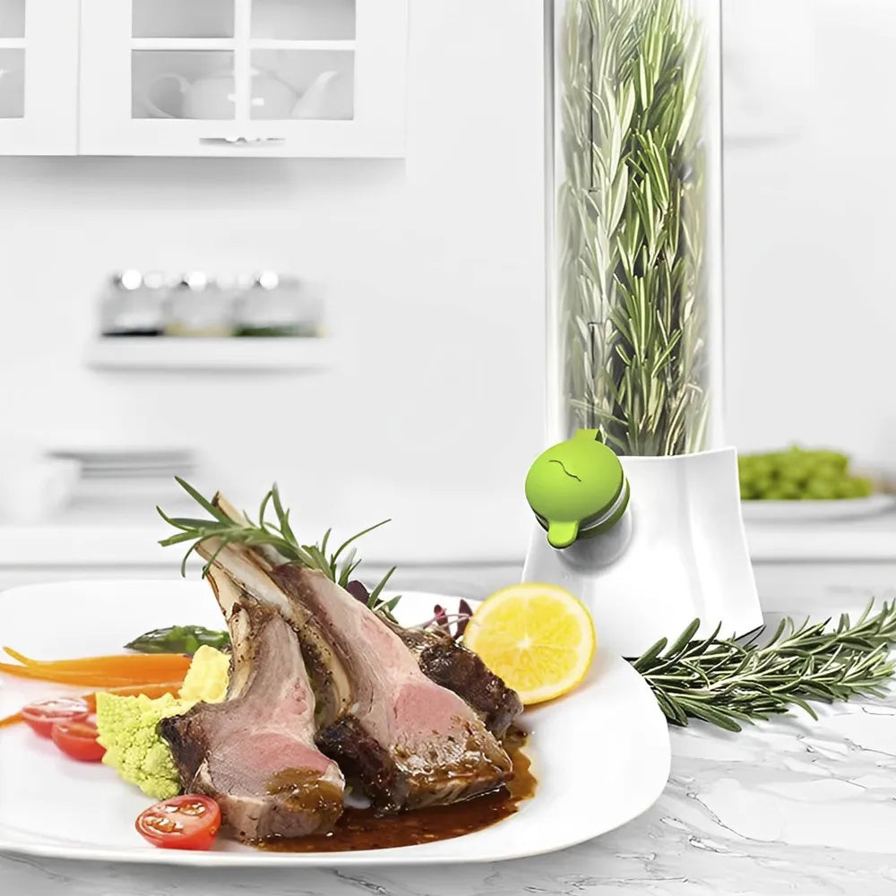 🌿💧 GreenVault Fresh X2 – ¡Tu secreto para hierbas siempre frescas y llenas de vida! 🥗✨