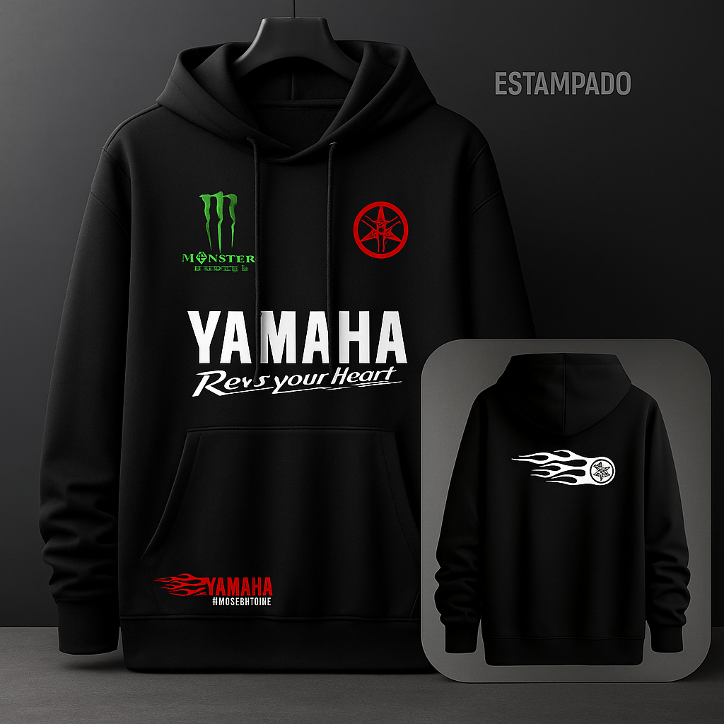 Hoodie Yamaha – Estilo, Pasión y Potencia en Cada Prenda 🔥