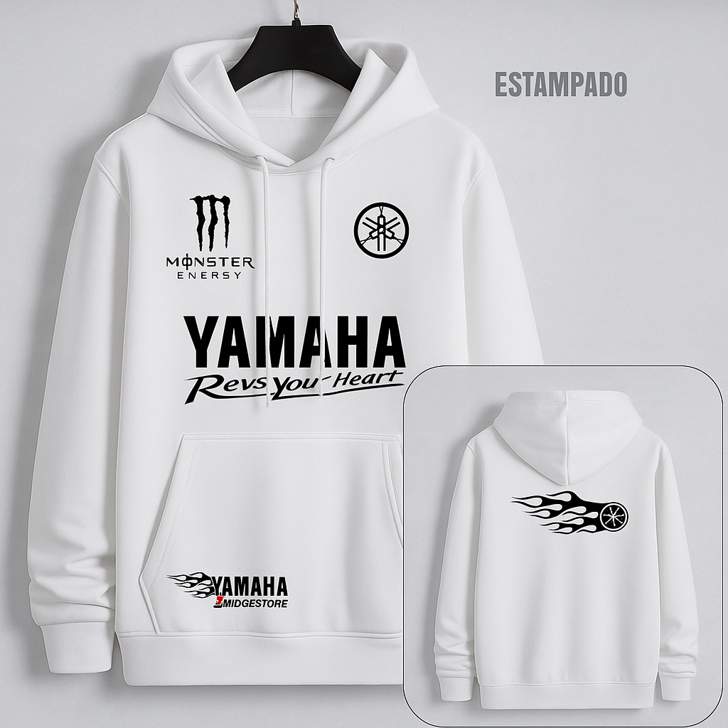 Hoodie Yamaha – Estilo, Pasión y Potencia en Cada Prenda 🔥