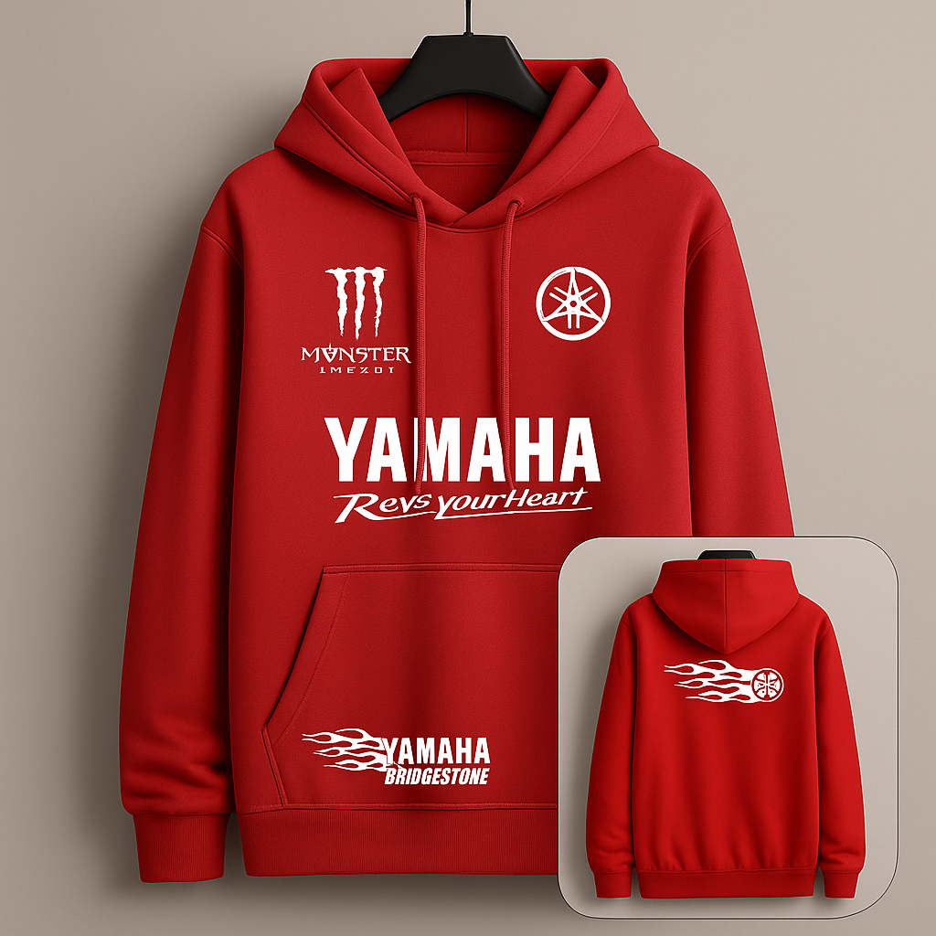 Hoodie Yamaha – Estilo, Pasión y Potencia en Cada Prenda 🔥