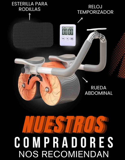 Rueda Abdominal Rebote Automático Con Te 1