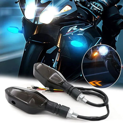 🚦Direccionales LED con Proyección al Piso🚦La innovación que transforma la seguridad y el estilo de tu moto.