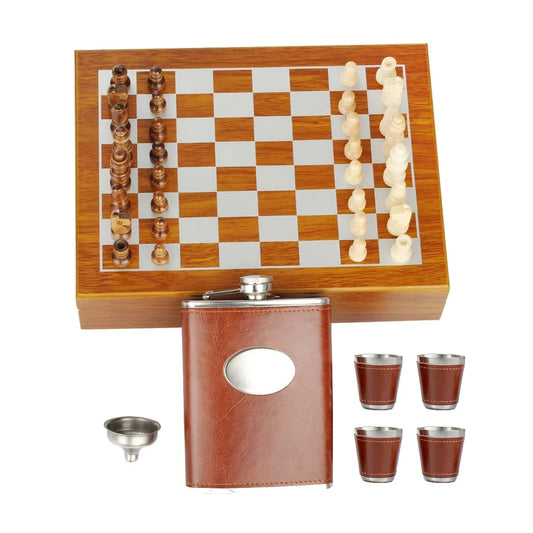Decantergame™ Set De Licorera Y Ajedrez