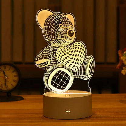 Glowtasy™ Lámpara Ilusión 3D Acrílico