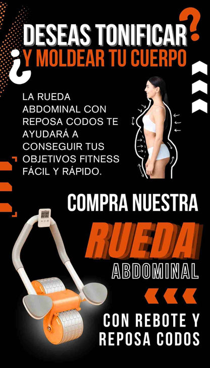 Rueda Abdominal Rebote Automático Con Te 1