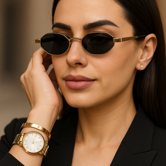 💖 3 accesorios de impacto en 1: ¡Reloj + Pulsera + Gafas por un precio irresistible!