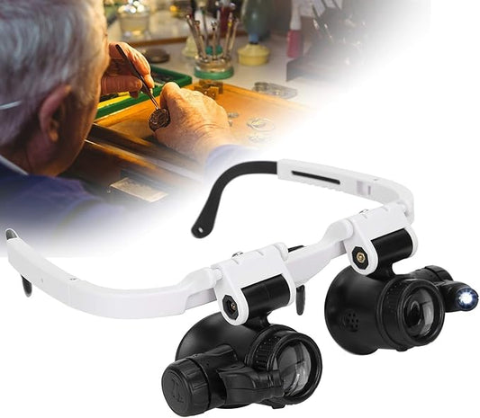 👓 Lupa Gafas LED Pro – Precisión y Luz en Cada Detalle