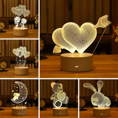 Glowtasy™ Lámpara Ilusión 3D Acrílico