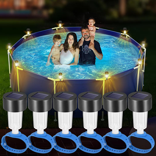 luces solares para valla X6