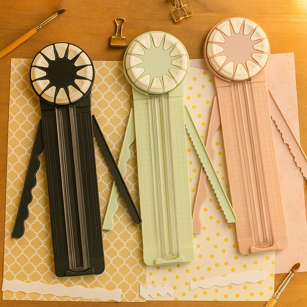 ✂️ Cortador de Papel 12 en 1 – ¡Un solo giro, infinitas posibilidades!