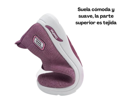 Tenis Comfort Livianos Sin Cordones Dama