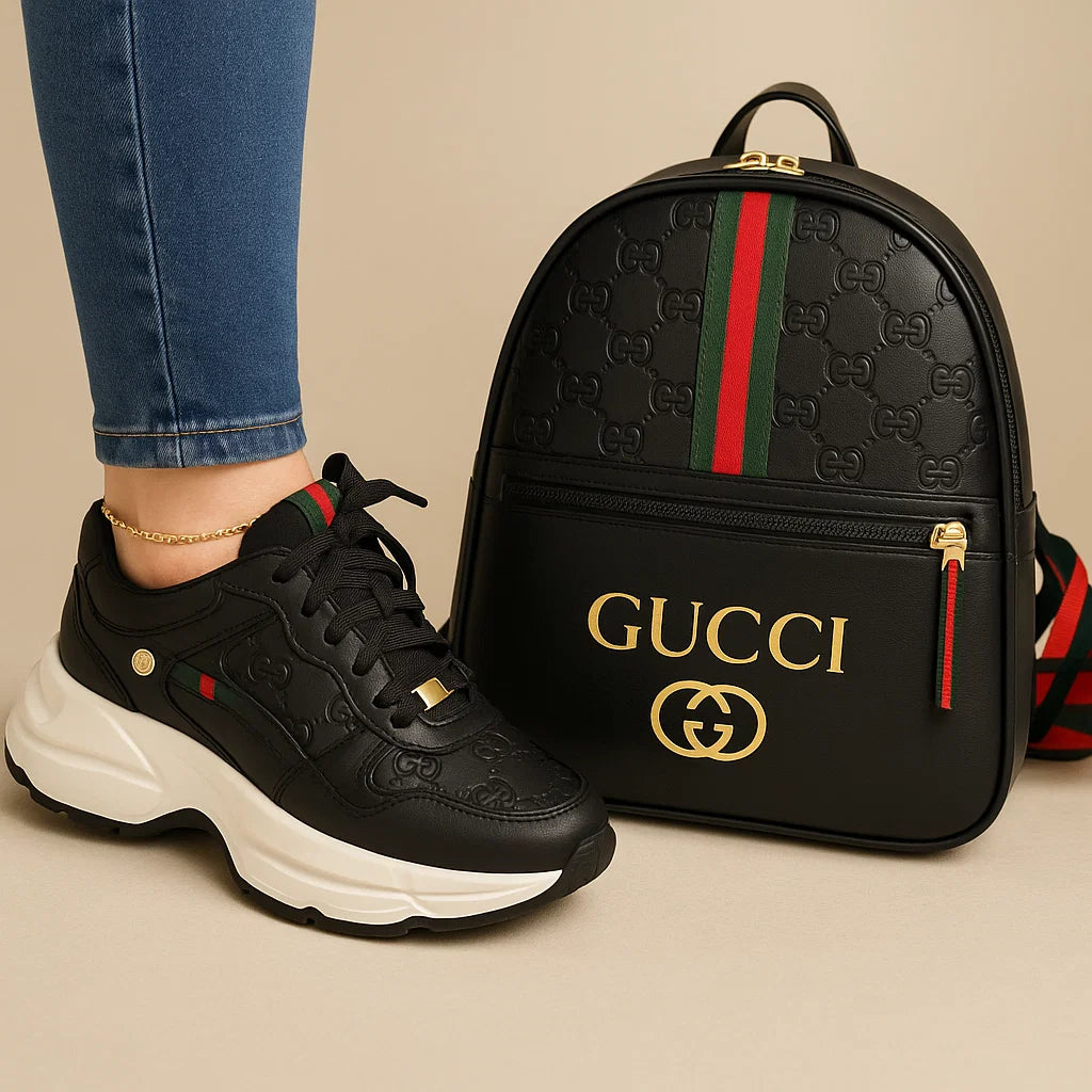 👜✨ Look Deluxe: Mochila + Zapatillas